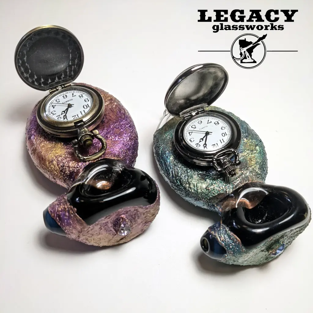 Cherry Glass Electroformed Pocketwatch Spoon 1