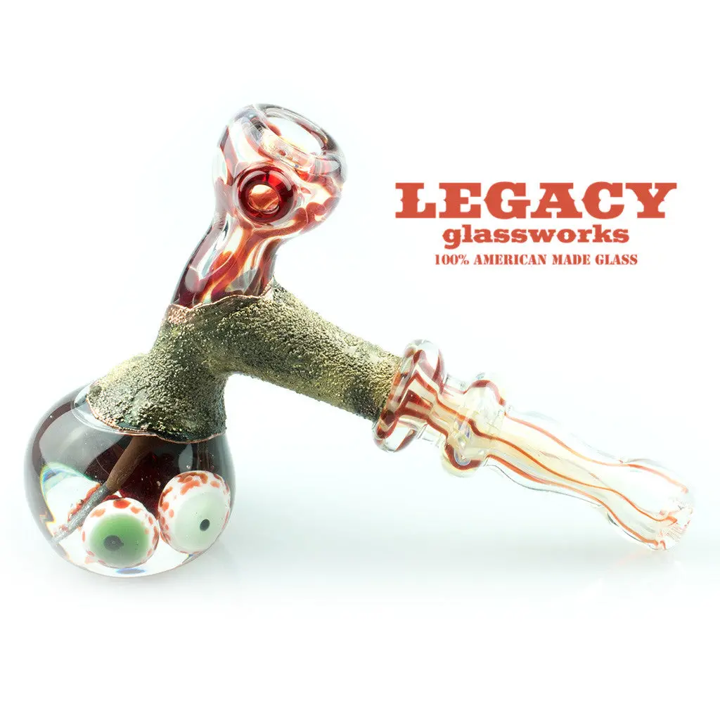 Cherry Glass Floating Eyeball Hammer 1