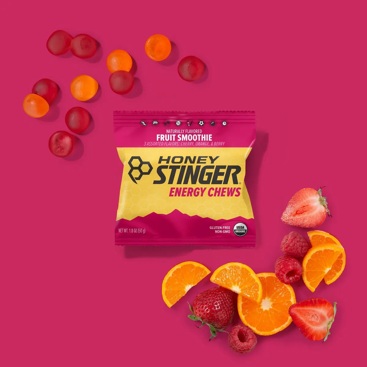 Honey Stinger Energy Chews - Fruit Smoothie 1