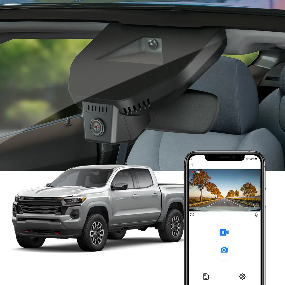 Fitcamx Dash Cam For Chevrolet Chevy Colorado 2023-2026 (3Rd Gen) 1