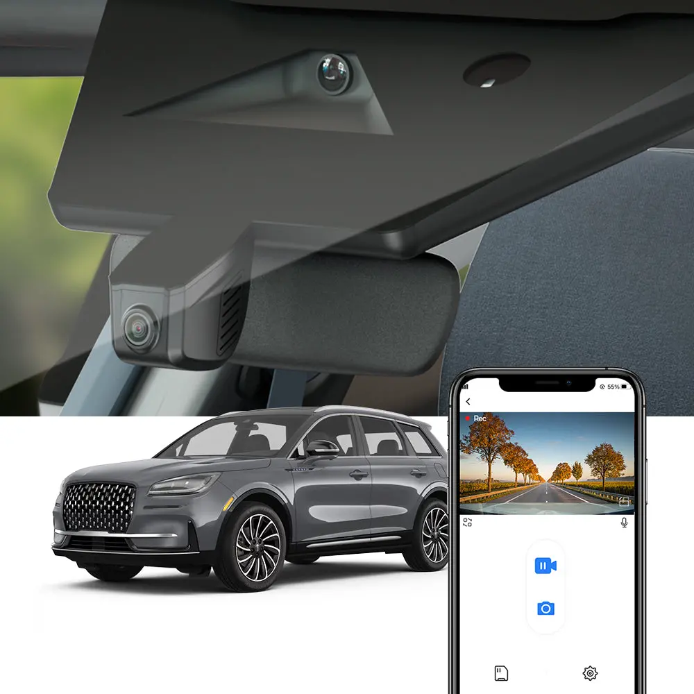 Fitcamx Dash Cam For Lincoln Corsair 2020-2026 1