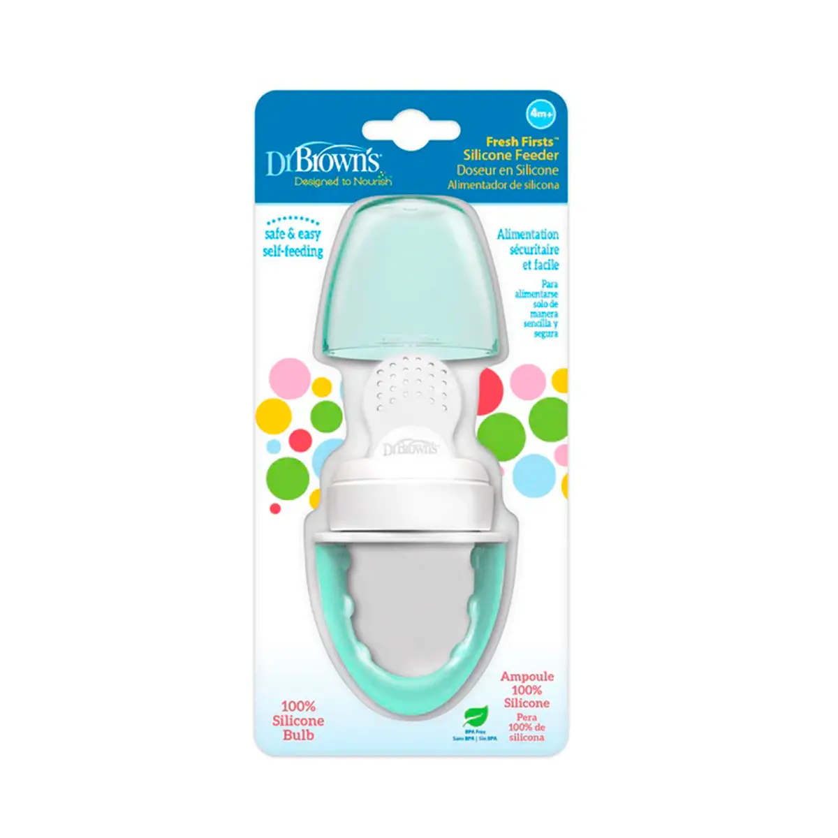 Alimentador De Silicona - Menta Tf006 Dr. Brown's 1