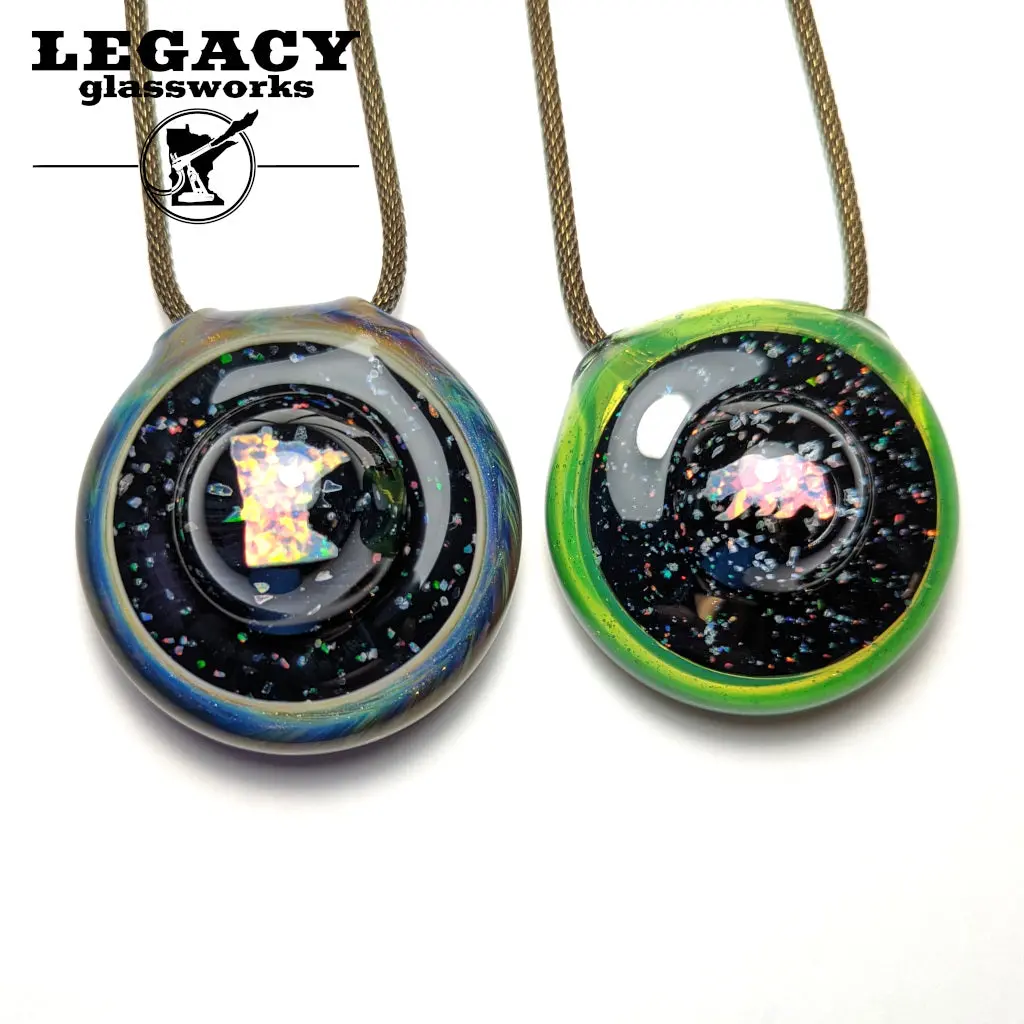 Dan Neff Hollow Opal Image Pendant 1