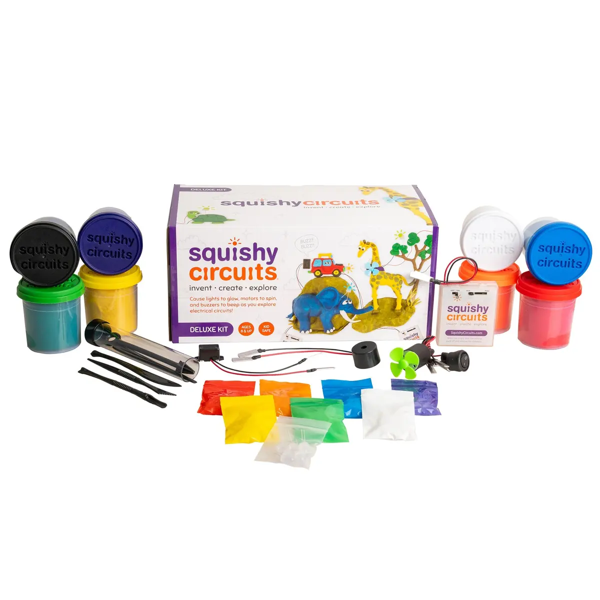 The Squishy Circuits Deluxe Kit 1