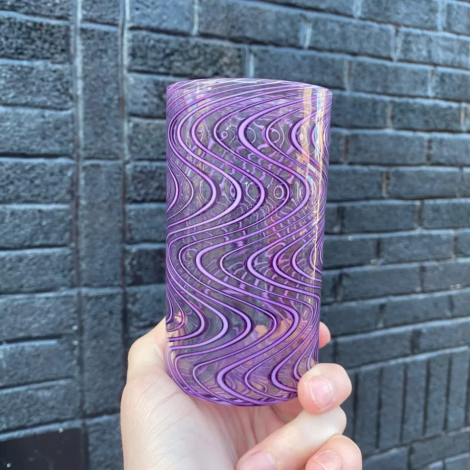 Derek Hostetler Purple Pride Pint Glass 1