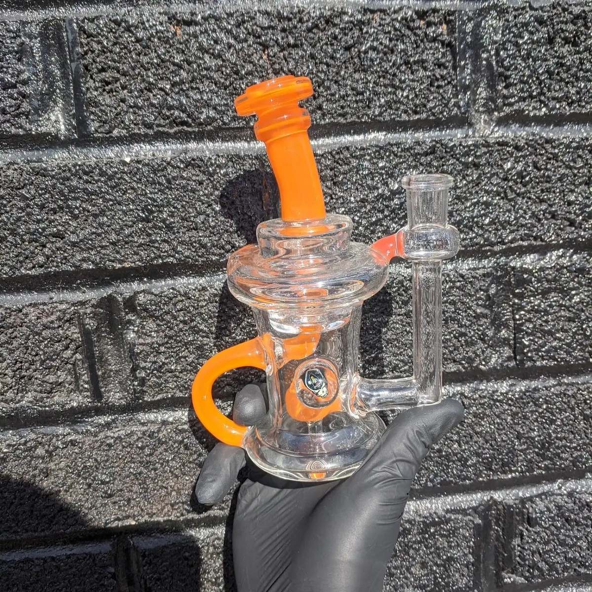 Dynamic Glass Orange Recycler 1