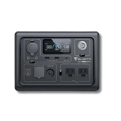 Portable Power Station Lifepo4 Battery For Camping, Rv Bluetti Eb3a 600W 268Wh 1