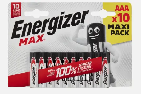 Energizer Max Aaa Batteries Alkaline - 10 Pack - 1