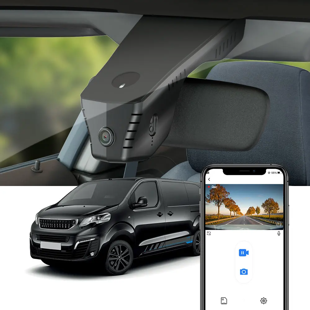 Fitcamx Dash Cam For Peugeot Expert 2020-2024 1