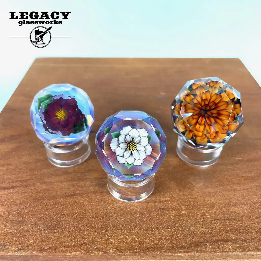 Sergio Vettori Faceted Marbles By Matt Kelley Or Florin Glass 1