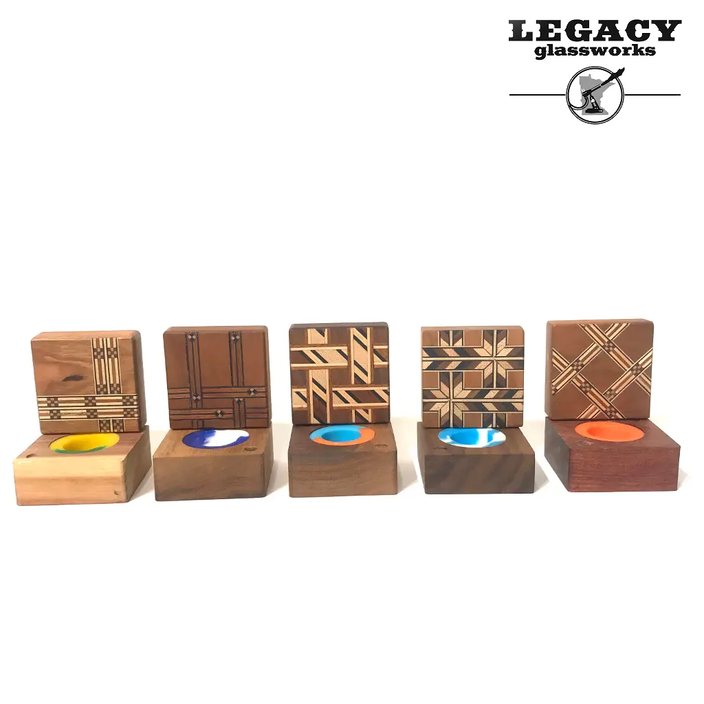 Fineday Made Inlaid Wood Slick Holder 1