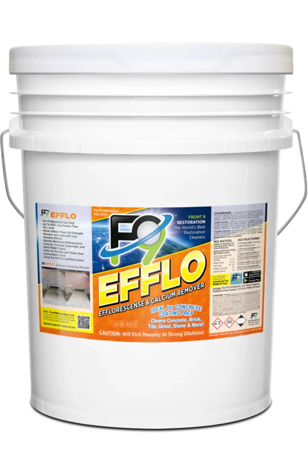 Front 9 - Efflorescence And Calcium Remover (You Choose) 3