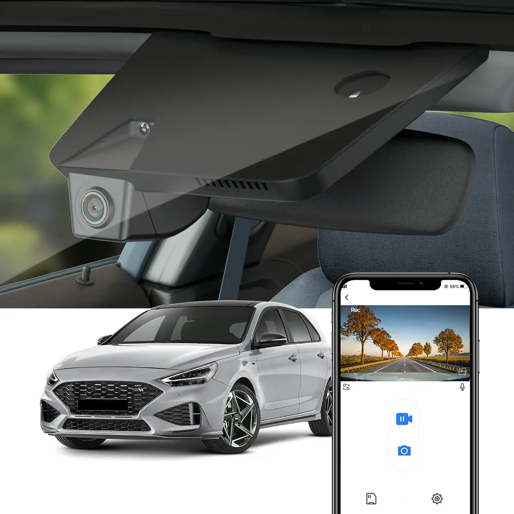 Fitcamx Dash Cam For 2018 - 2024 Hyundai I30, I30n 1