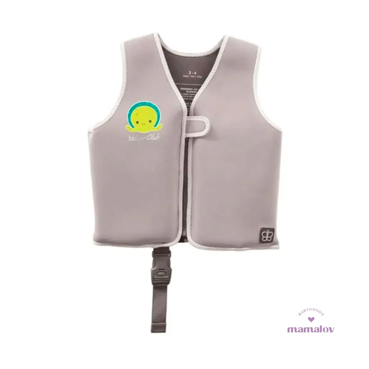 Chaleco Para Natacion 1-3 Años - Gris B0166-Gq Bbluv 1
