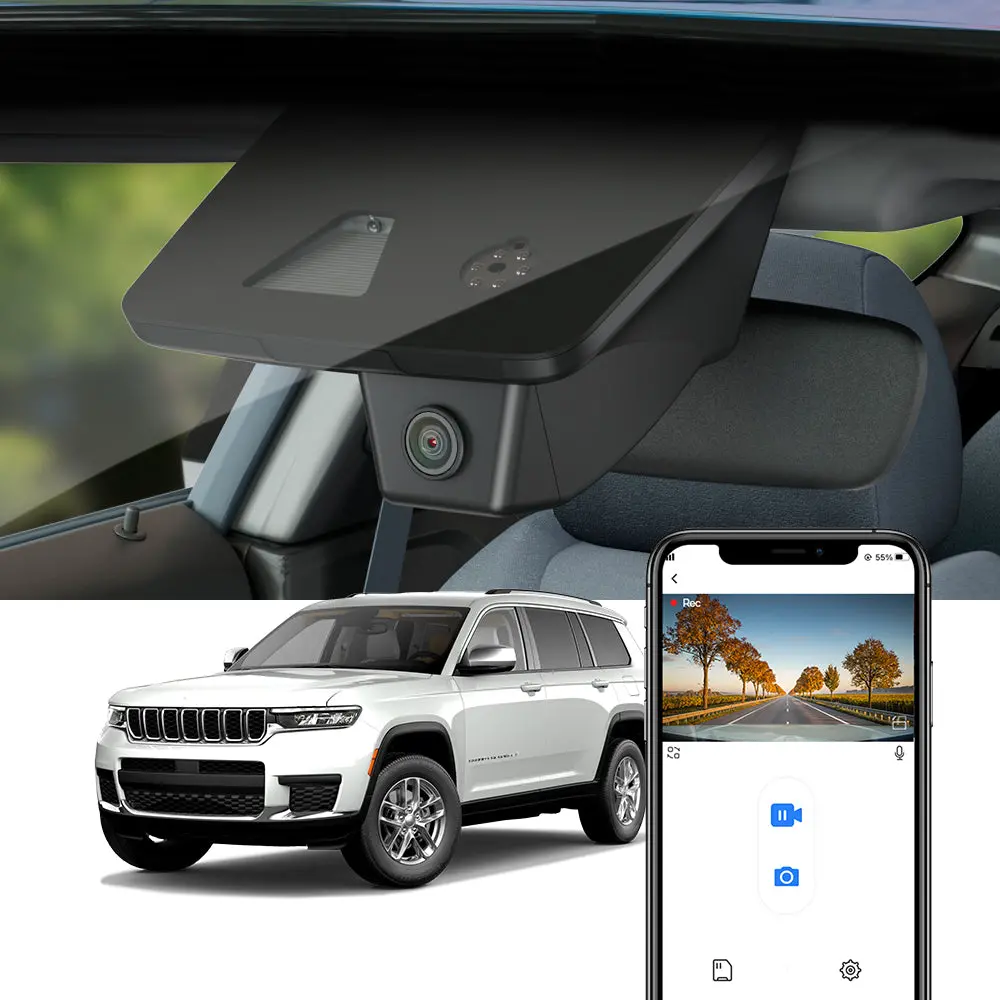 Fitcamx Dash Cam For Jeep Grand Cherokee 2018-2022 1