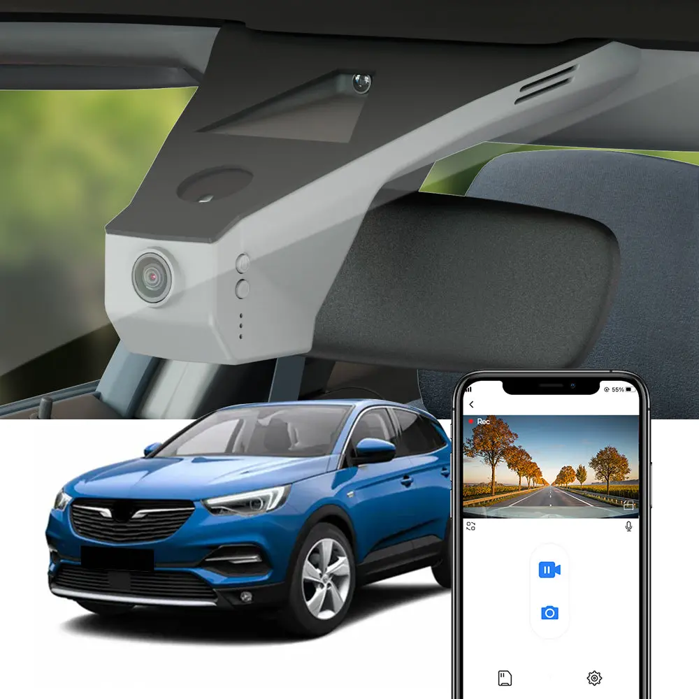 Fitcamx Dash Cam For Opel (Vauxhall) Grandland, X,  2018-2023 1