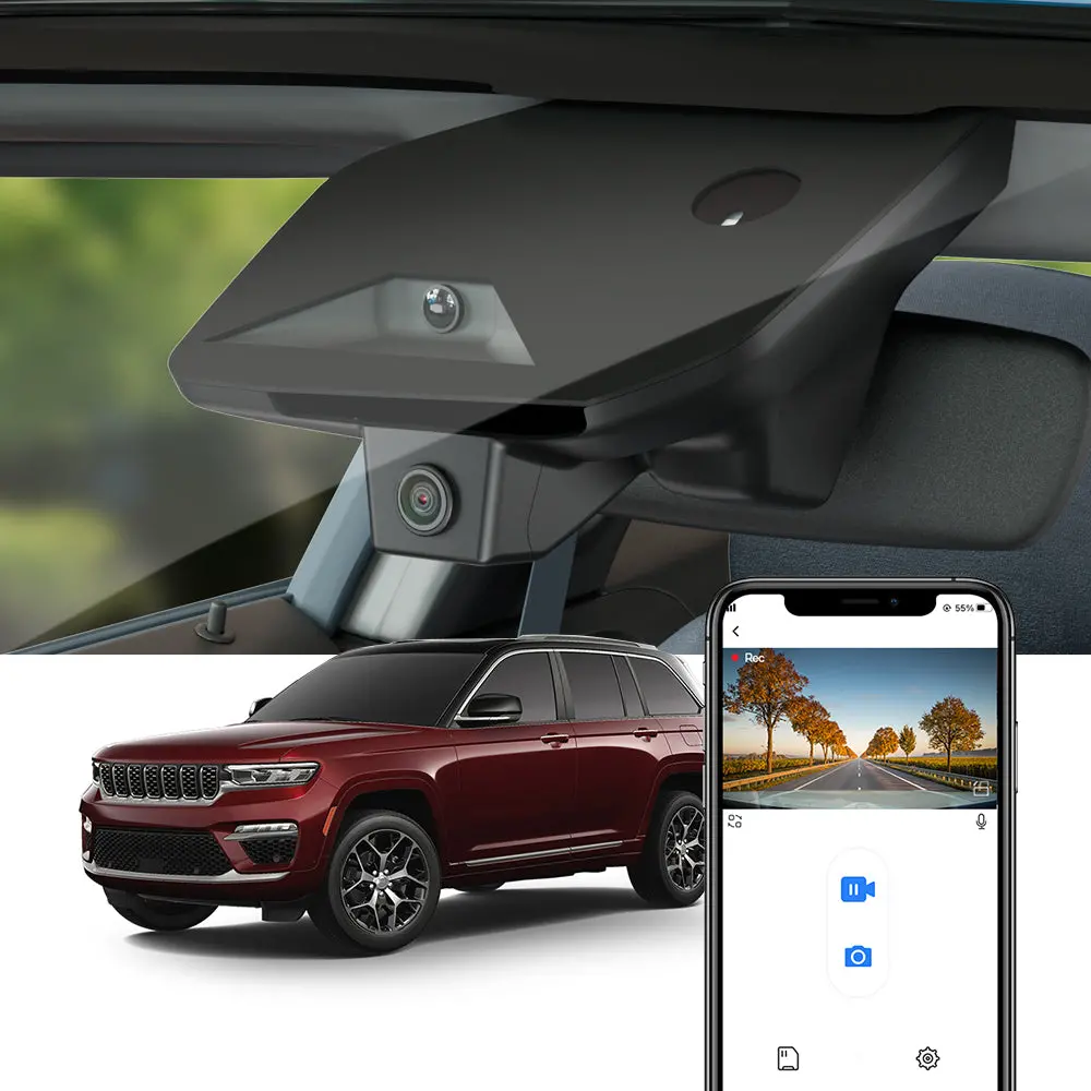Fitcamx Dash Cam For Jeep Grand Cherokee 2023-2026 1