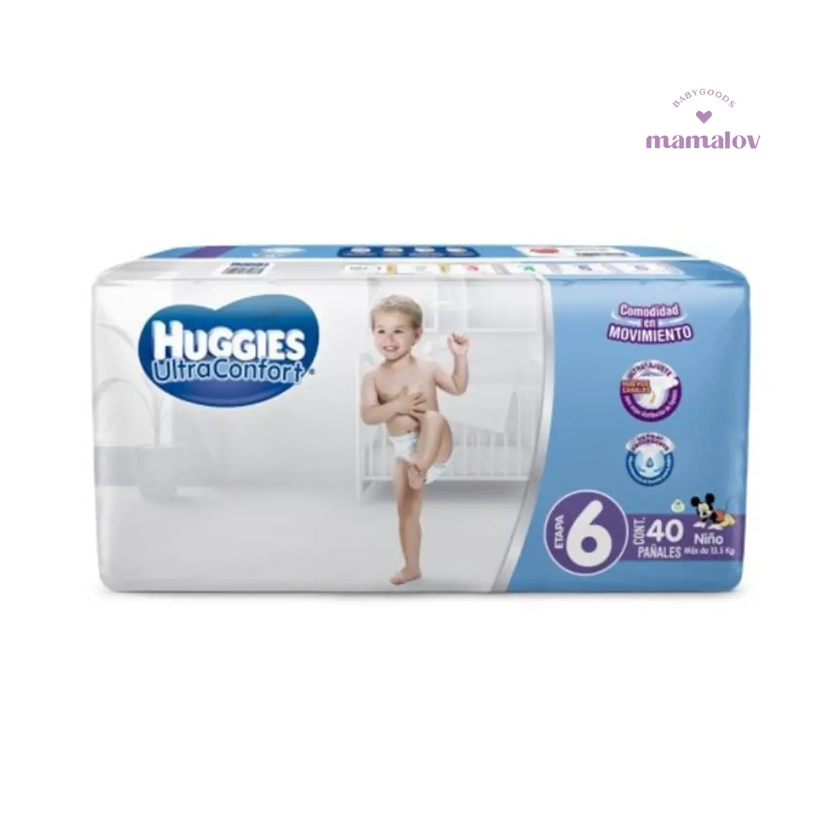 Pañal Ultra Etapa 6 De Niño - 64862 Huggies 1