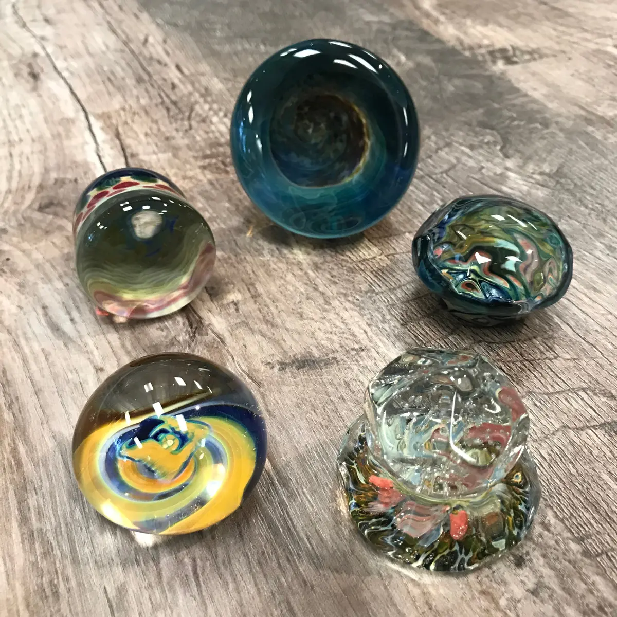 Homegrown Glass Paperweights 1