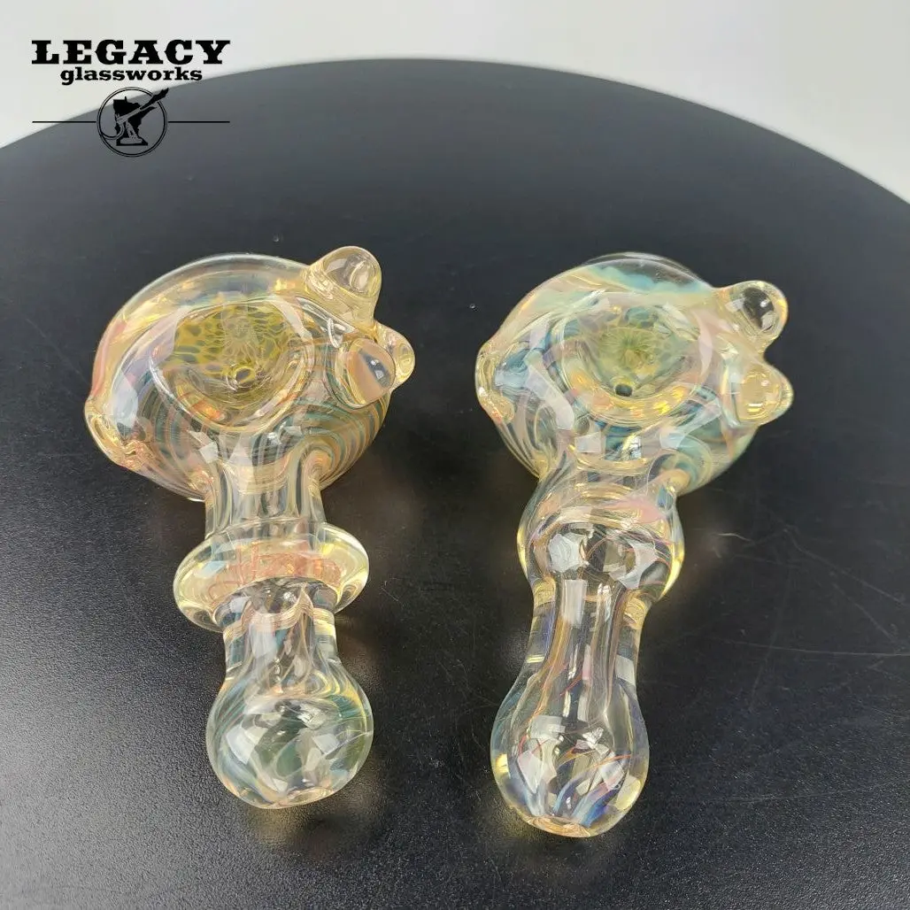 Ray Mondy Fumed Honeycomb Spoons 1