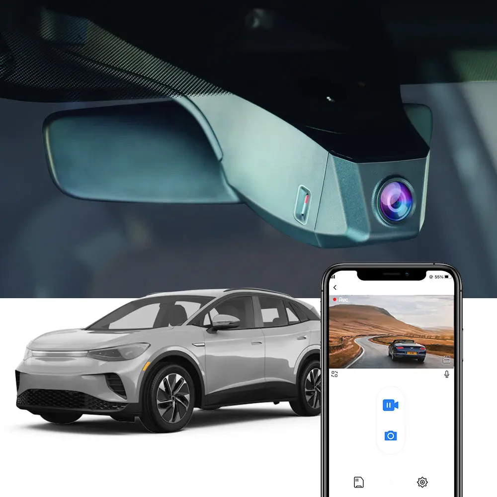 Fitcamx Dash Cam For Vw 2021-2025 Id.4/ Id.5 / Id.6 1