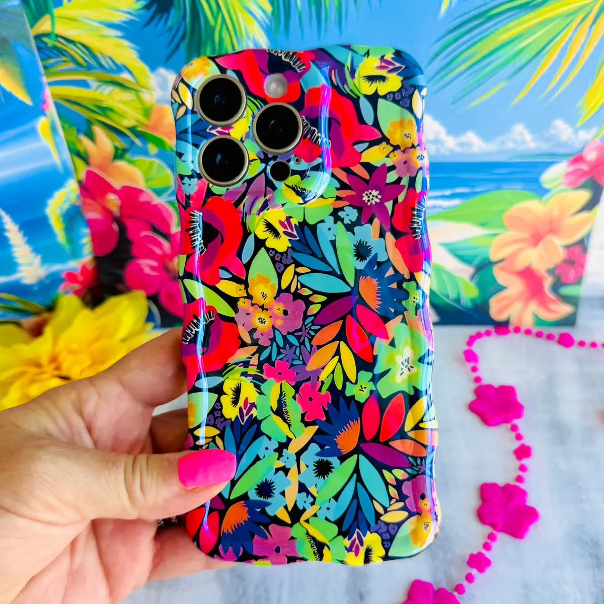 Electric Paradise Wavy Luxe Magsafe Case For Iphone 1