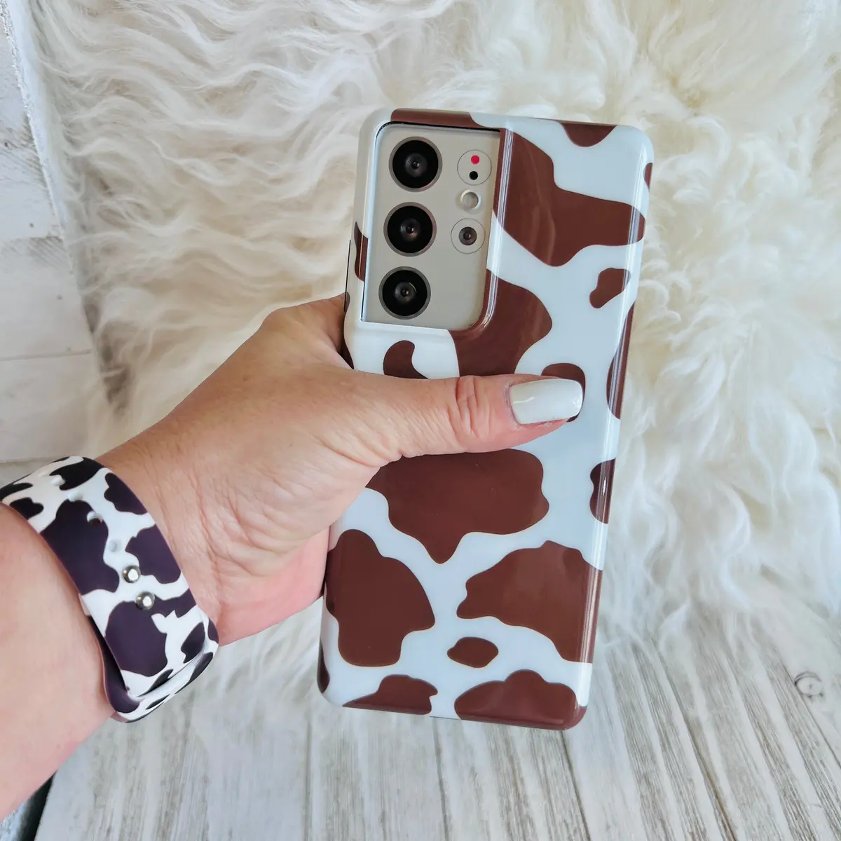 Nashville Cow Brown Case For Samsung Galaxy 3