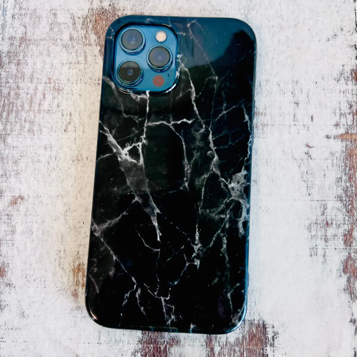 Black Marble Case For Iphone 3