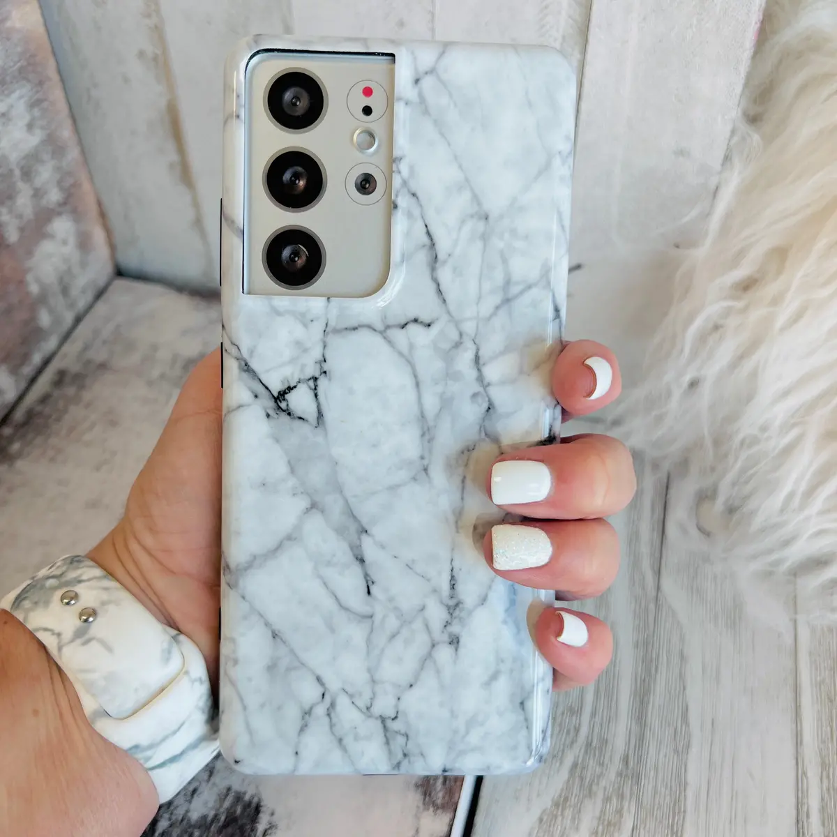 Grey Marble Cell  Case For Samsung Galaxy 1