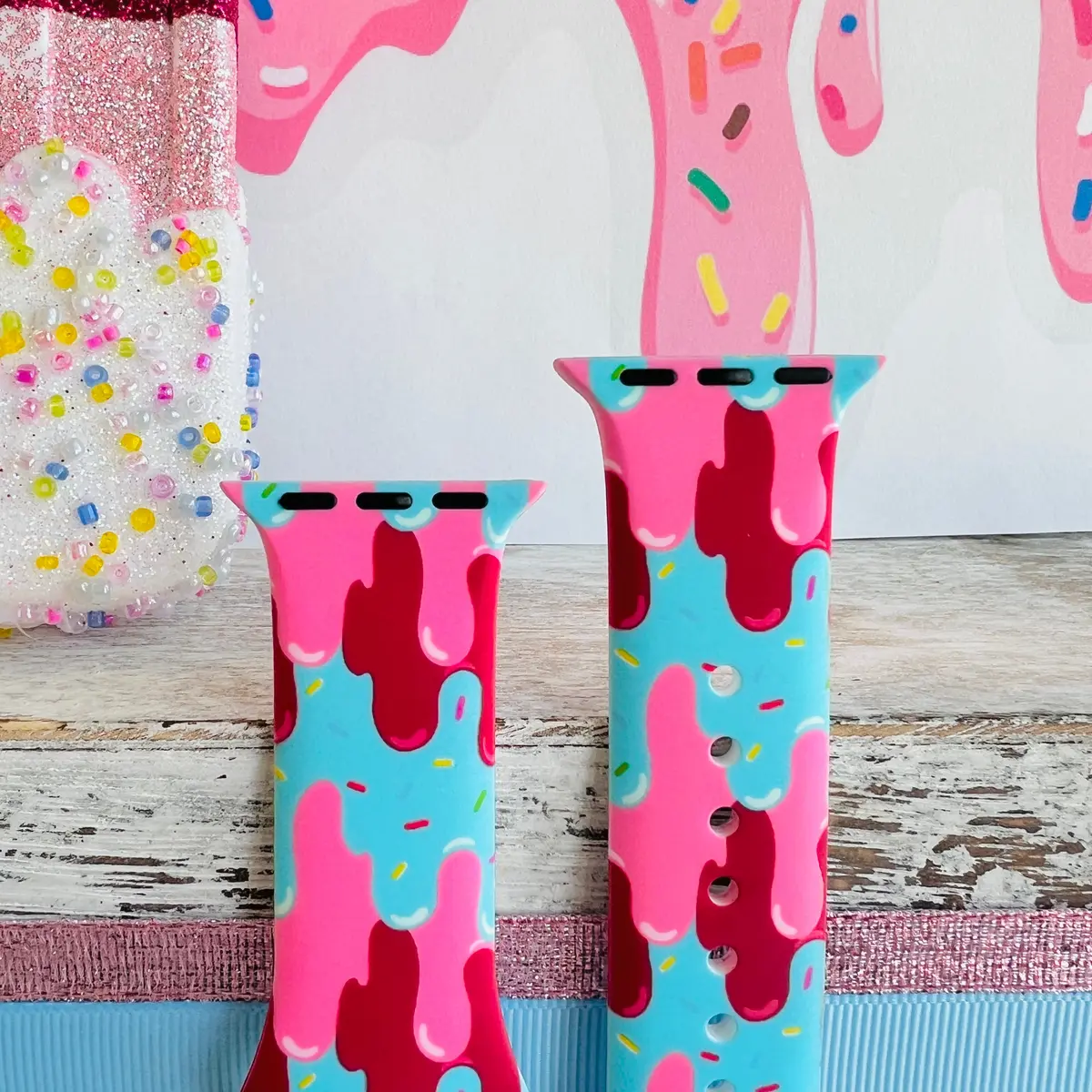 Sprinklelicious Celebration Print Silicone Band For Apple Watch 2