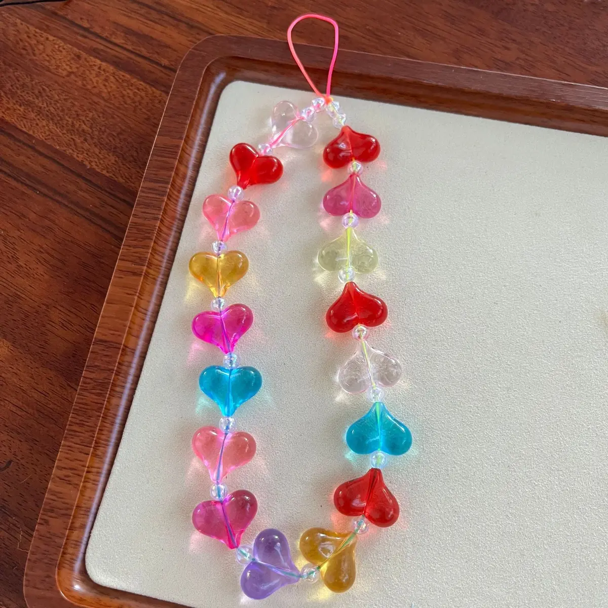 Candy Hearts Fancy Phone Charm 1