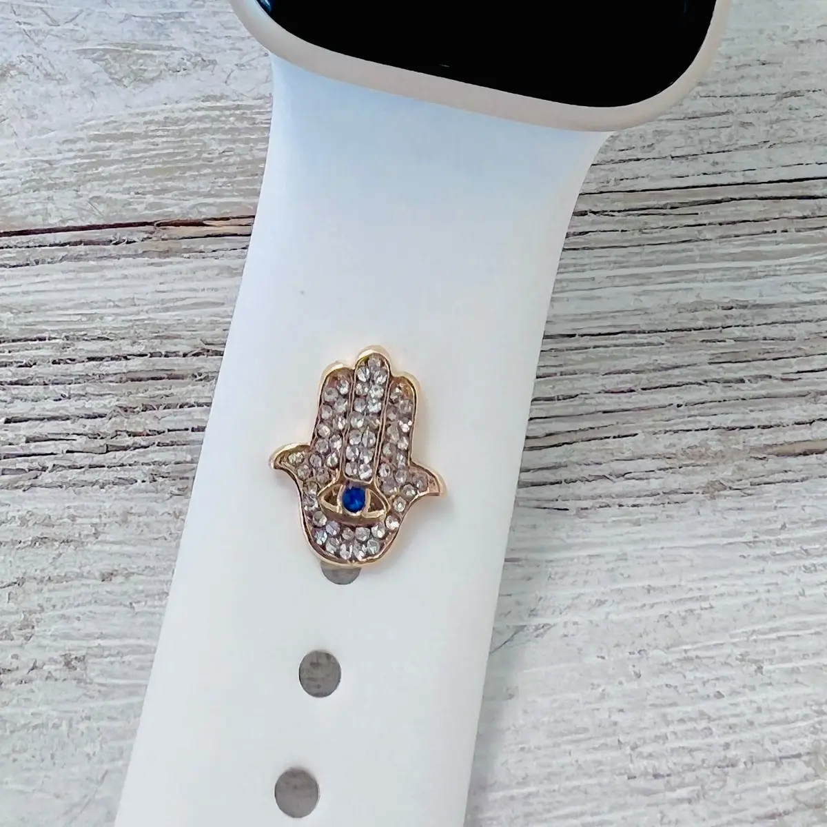 Band Charms 1Pc. Sparkly Hamsa Evil Eye 1