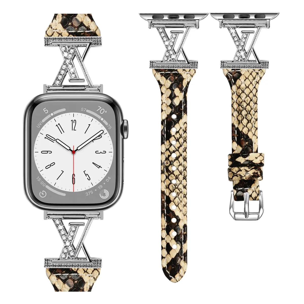 Strapped In Style Leather Band For Apple Watch Multiple Colors Available 1