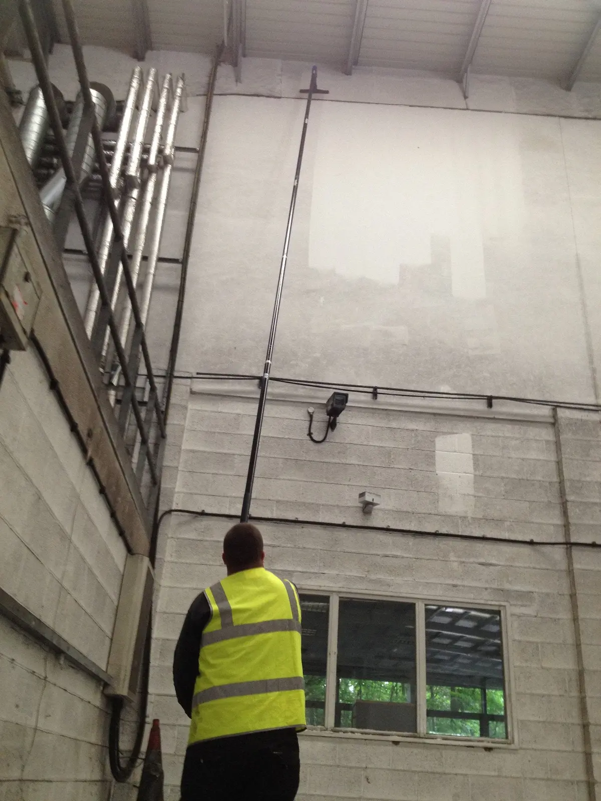Skyvac®️ Action Photo - High Ceiling Cleaning 3 1