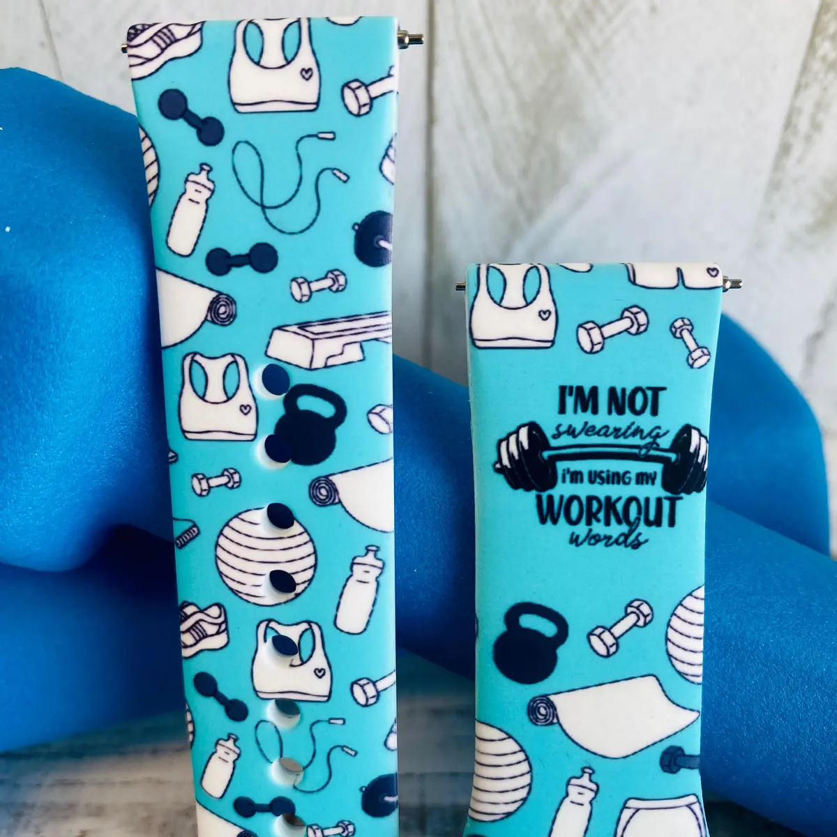 Fancy Workout Print Silicone Band For Samsung Watch 2