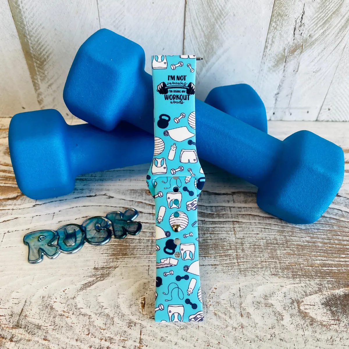 Fancy Workout Print Silicone Band For Samsung Watch 3