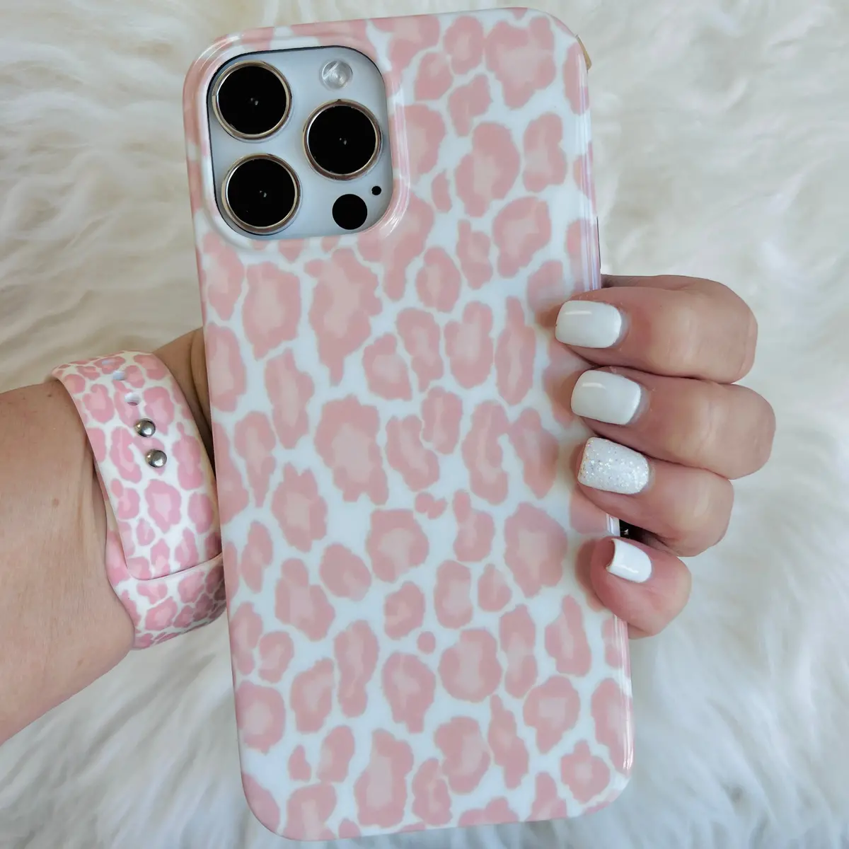 Blush Leopard Phone Case For Iphone 1