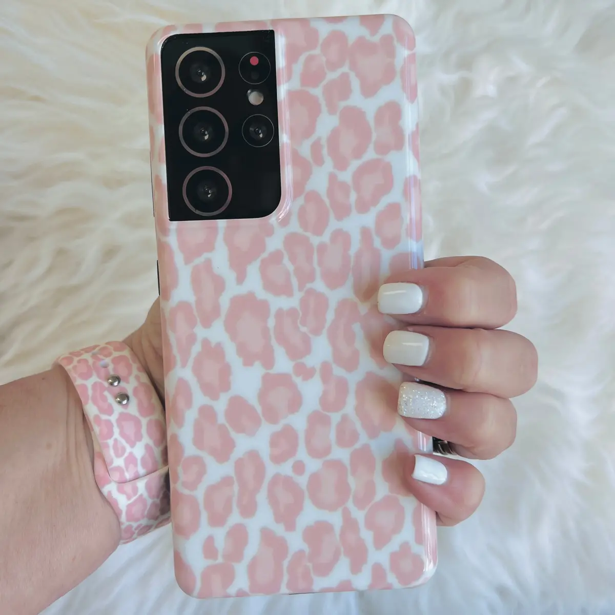 Blush Leopard Cell Phone Case For Samsung Galaxy 1