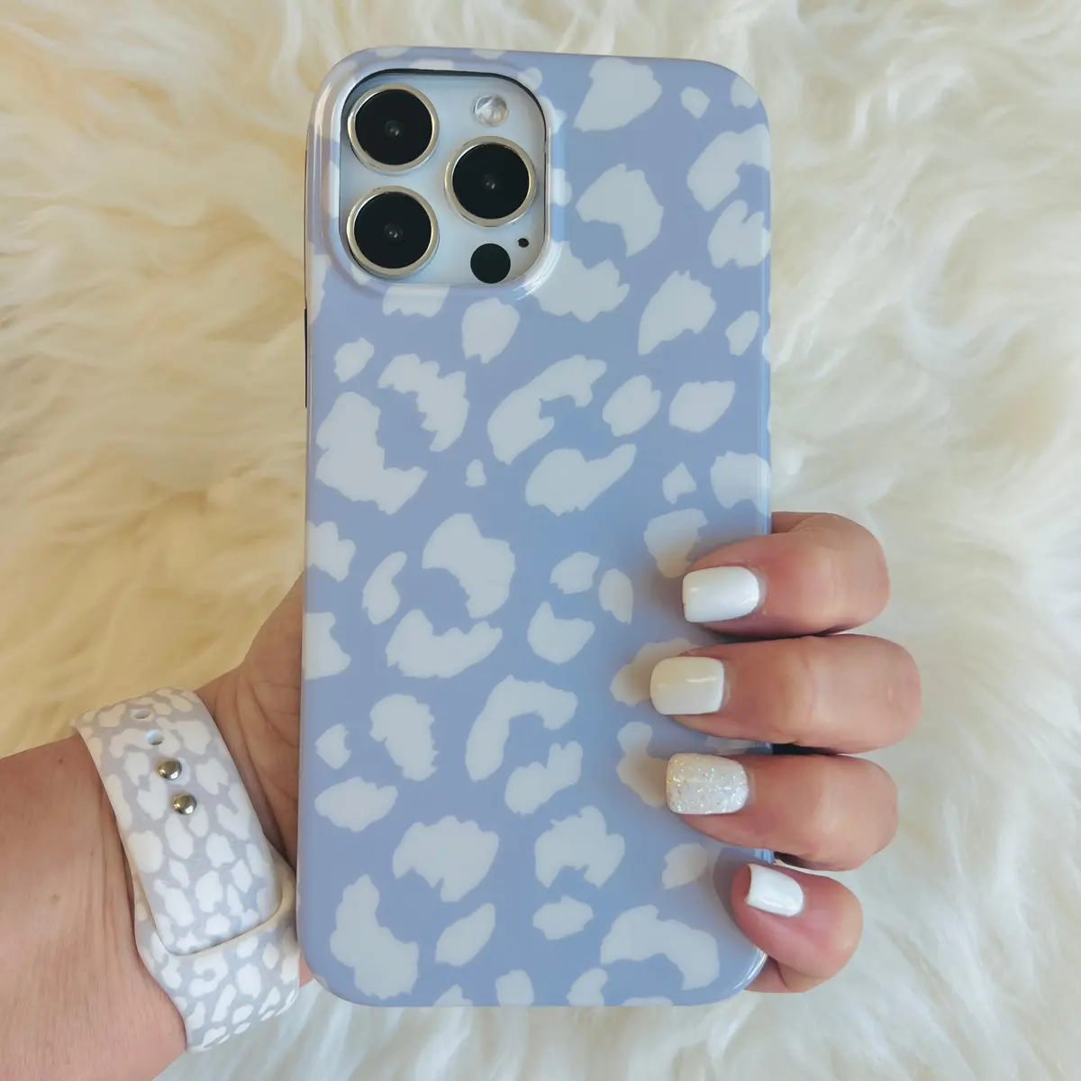 Snow Leopard Phone Case For Iphone 1