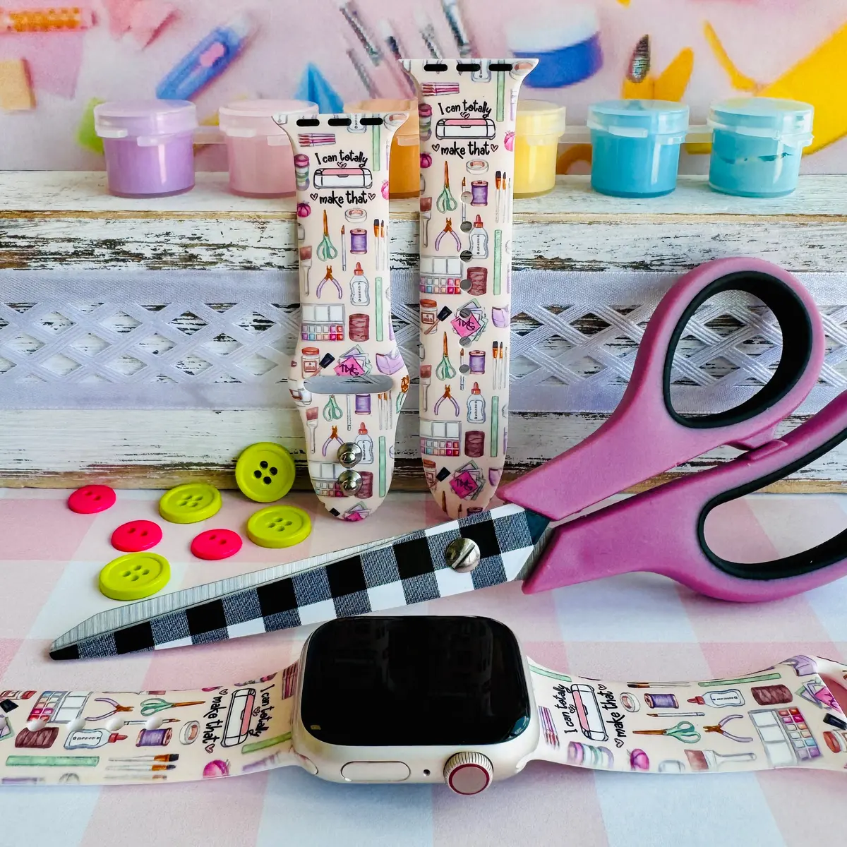 I Can Totally Make That Print Silicone Band For Apple Watch 1