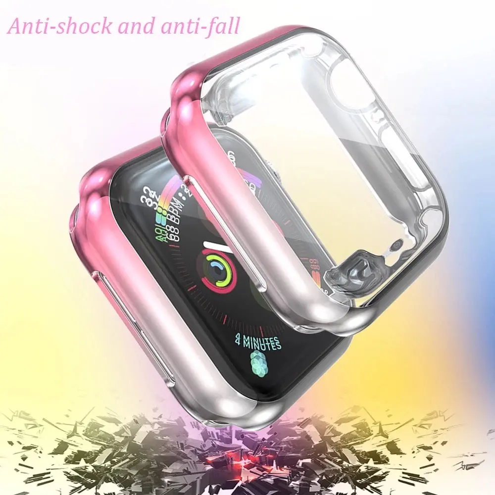 Tie Dye Flexible Case With Screen Protector For Apple Watch Multiple Colors Available 1