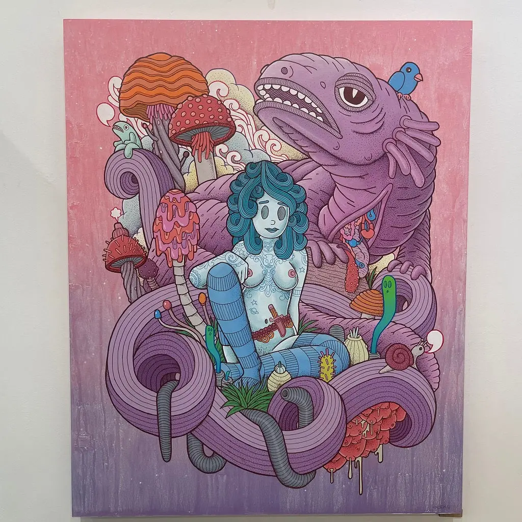 Chuck U "Lizard Lady" 1