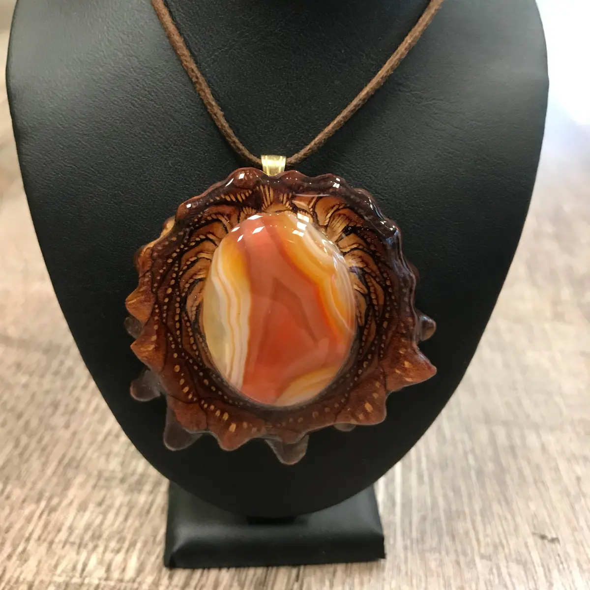 Third Eye Pinecone Pendant 1