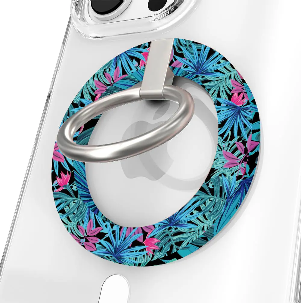 Midnight Tropics Hold It Fancy Magsafe Grip Ring 1