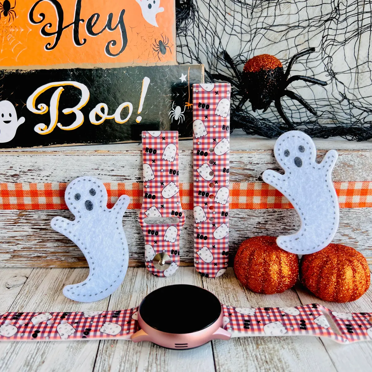 Hey Boo Print Silicone Band For Samsung Watch 1