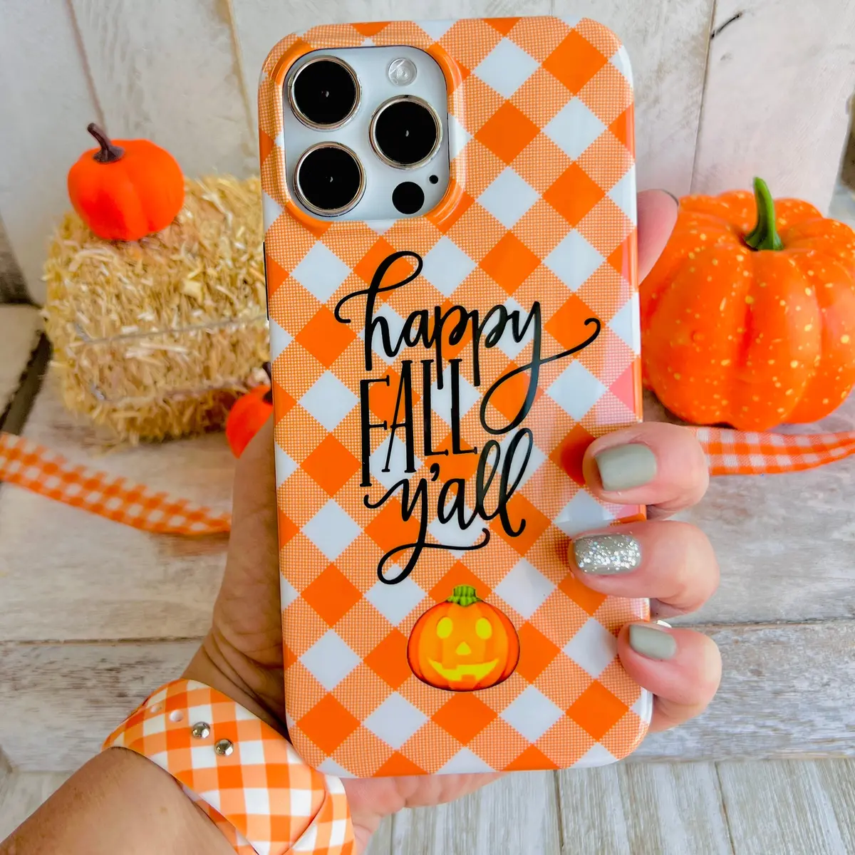 Happy Fall Y'all Phone Case For Iphone 1