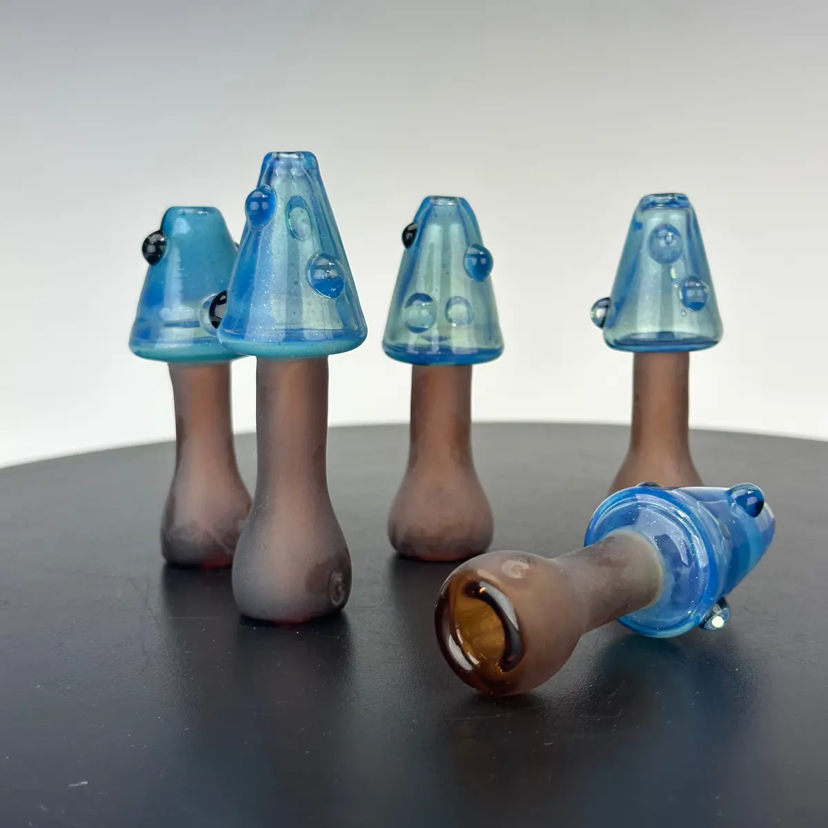 Chad G Blue Mushroom Chillum "F&Fm 2023" 1