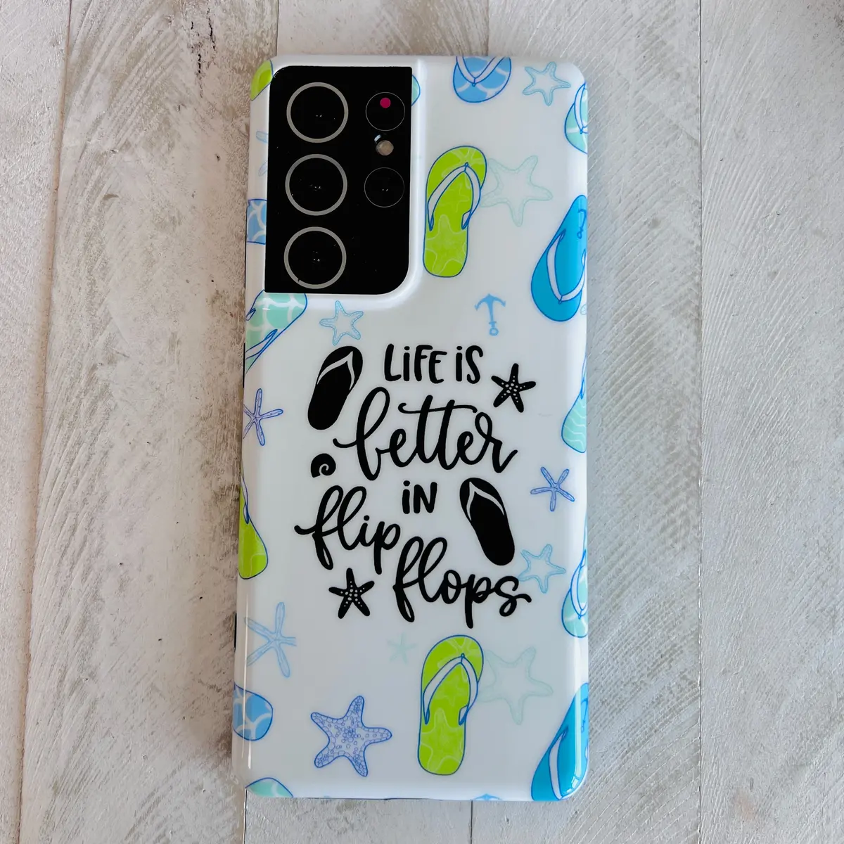 Fancy Flip Flops Cell Phone Case For Samsung Galaxy 2