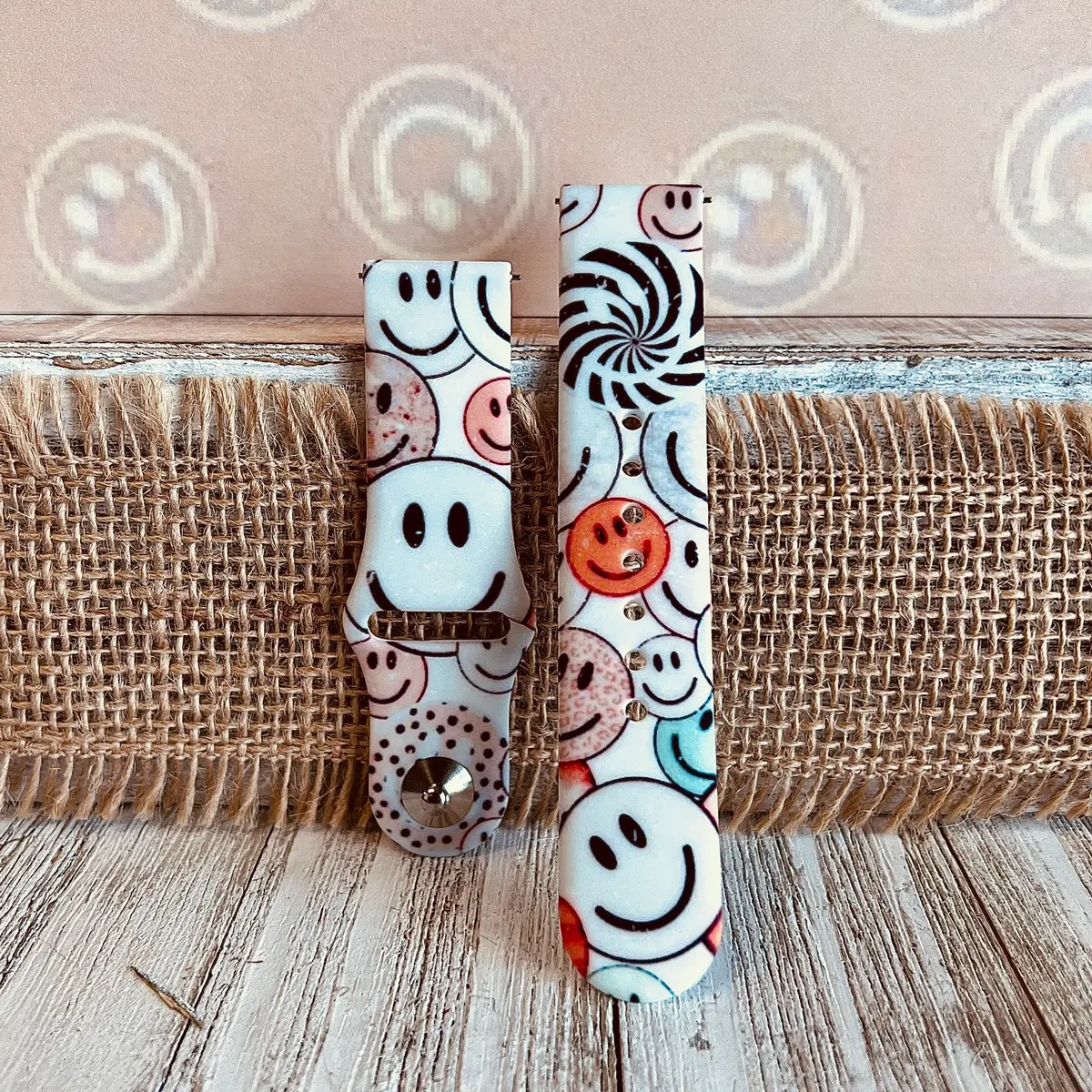 Happiness Print Silicone Band For Samsung Watch 1