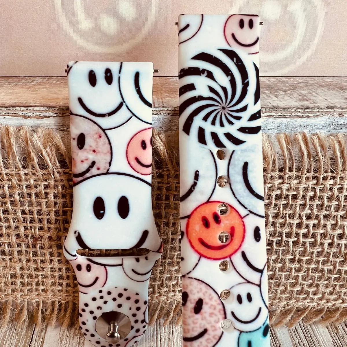Happiness Print Silicone Band For Samsung Watch 2